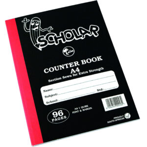 Counter Book A4 1Quire Feint-Margin (96 Page)