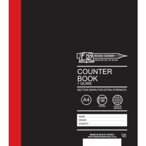 Counter Book A4 1Quire Quad-Margin (96 Page)